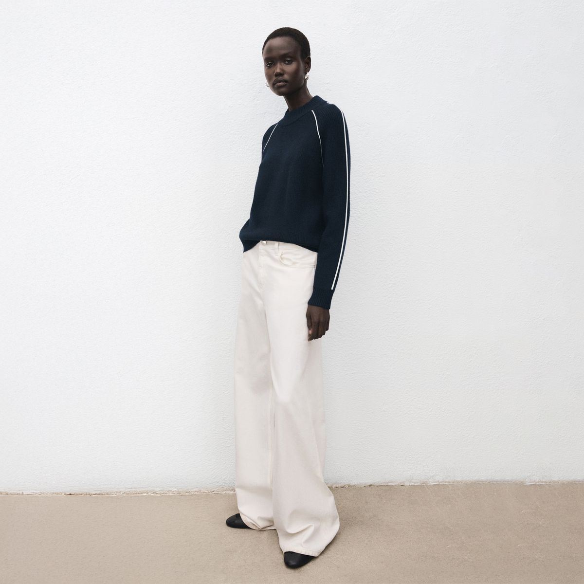 MANGO - Chompa Manga Larga Mujer Mango