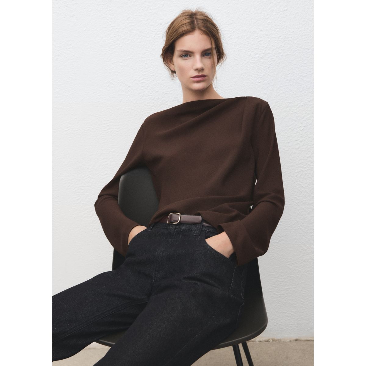 MANGO - Blusa Mujer Mango