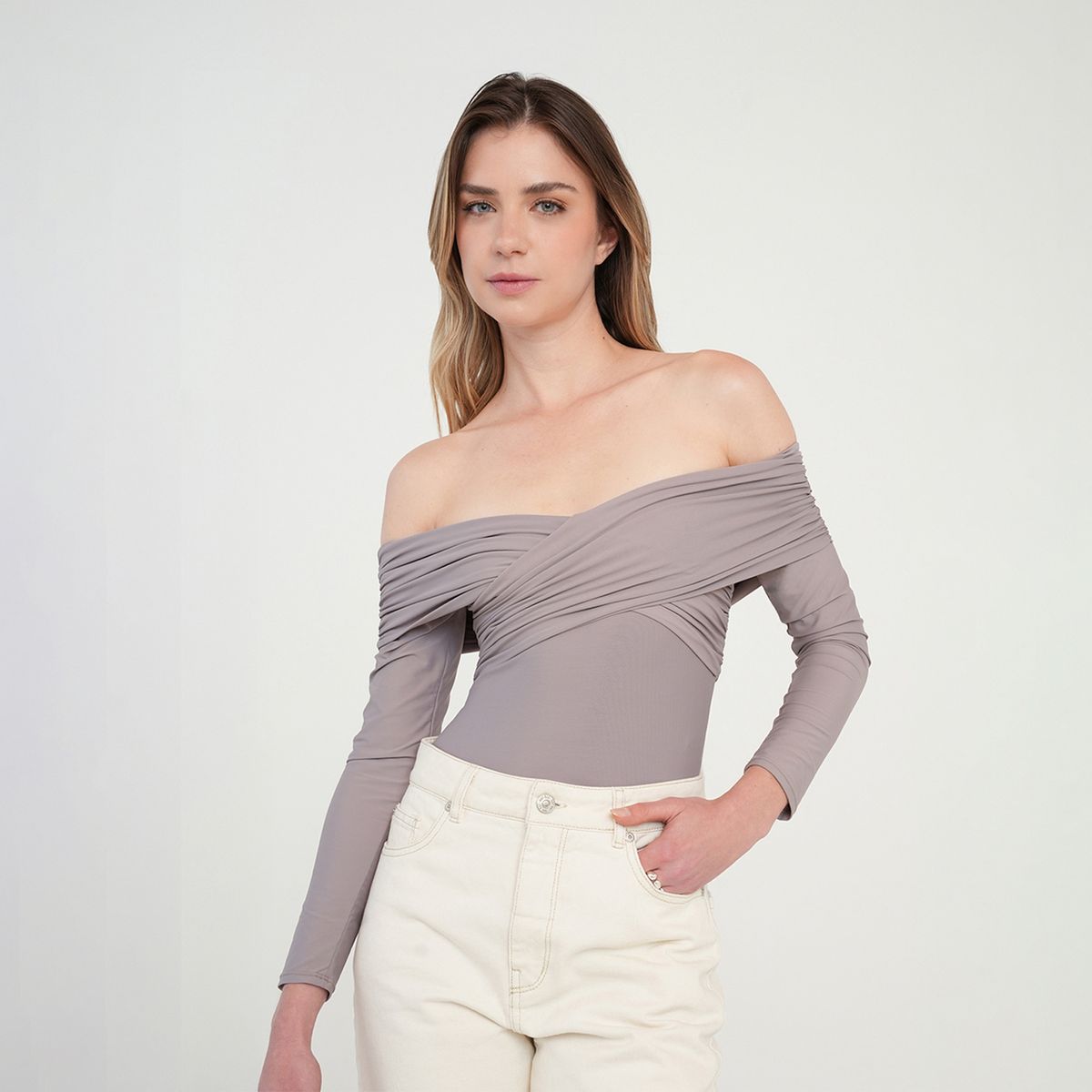 NAF NAF - Polo Manga Larga Mujer Naf Naf