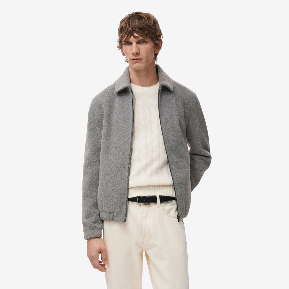MANGO - Casaca Full Zipper Hombre Mango