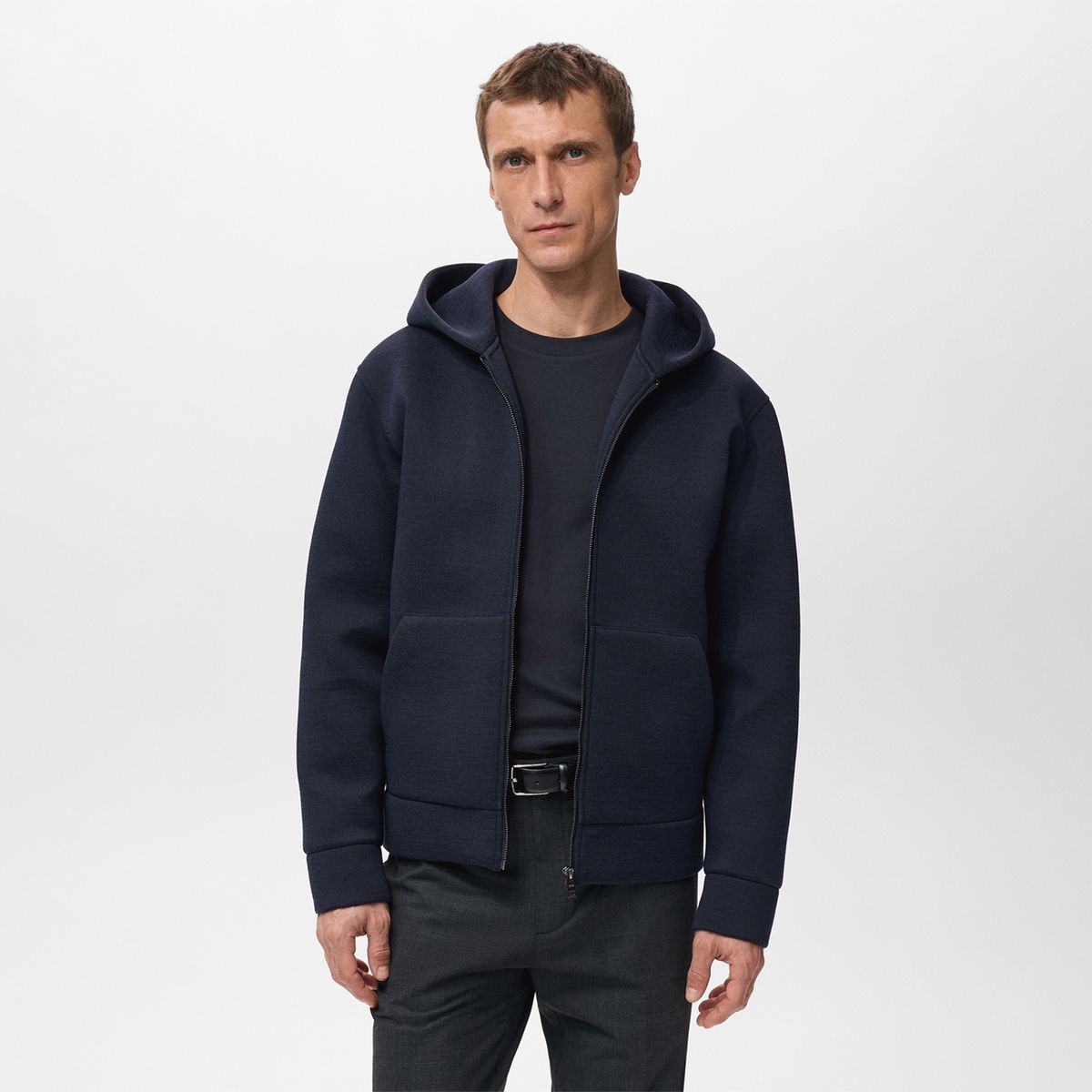 MANGO - Polera Full Zipper Hombre Mango