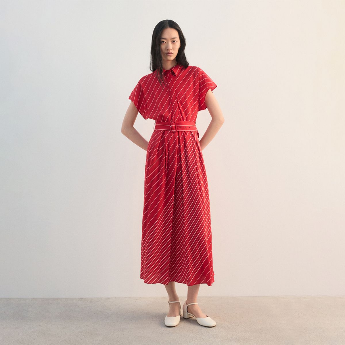 MANGO - Vestido Largo Mujer Mango