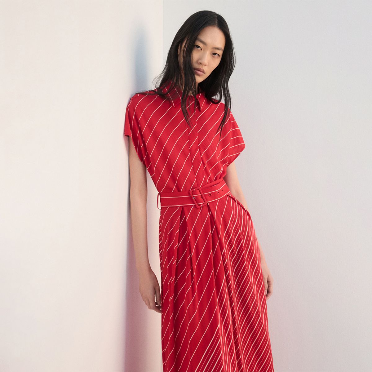 MANGO - Vestido Largo Mujer Mango