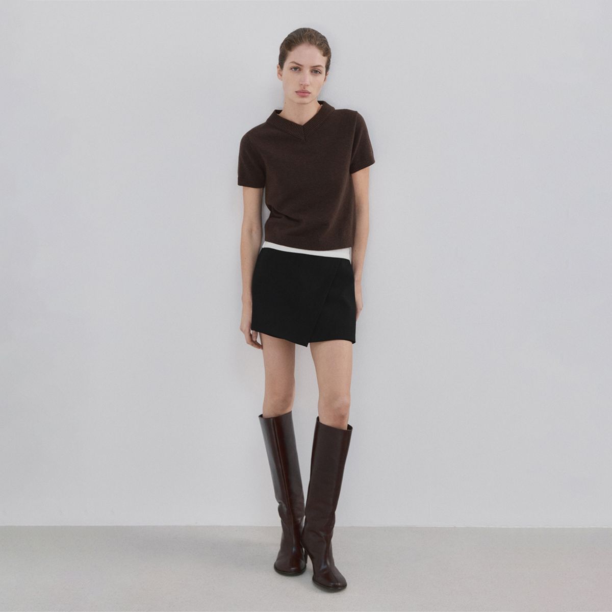 MANGO - Falda Corta Mujer Mango