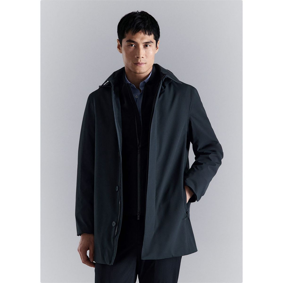 MANGO - Parka Regular fit Thermore® Hombre Mango