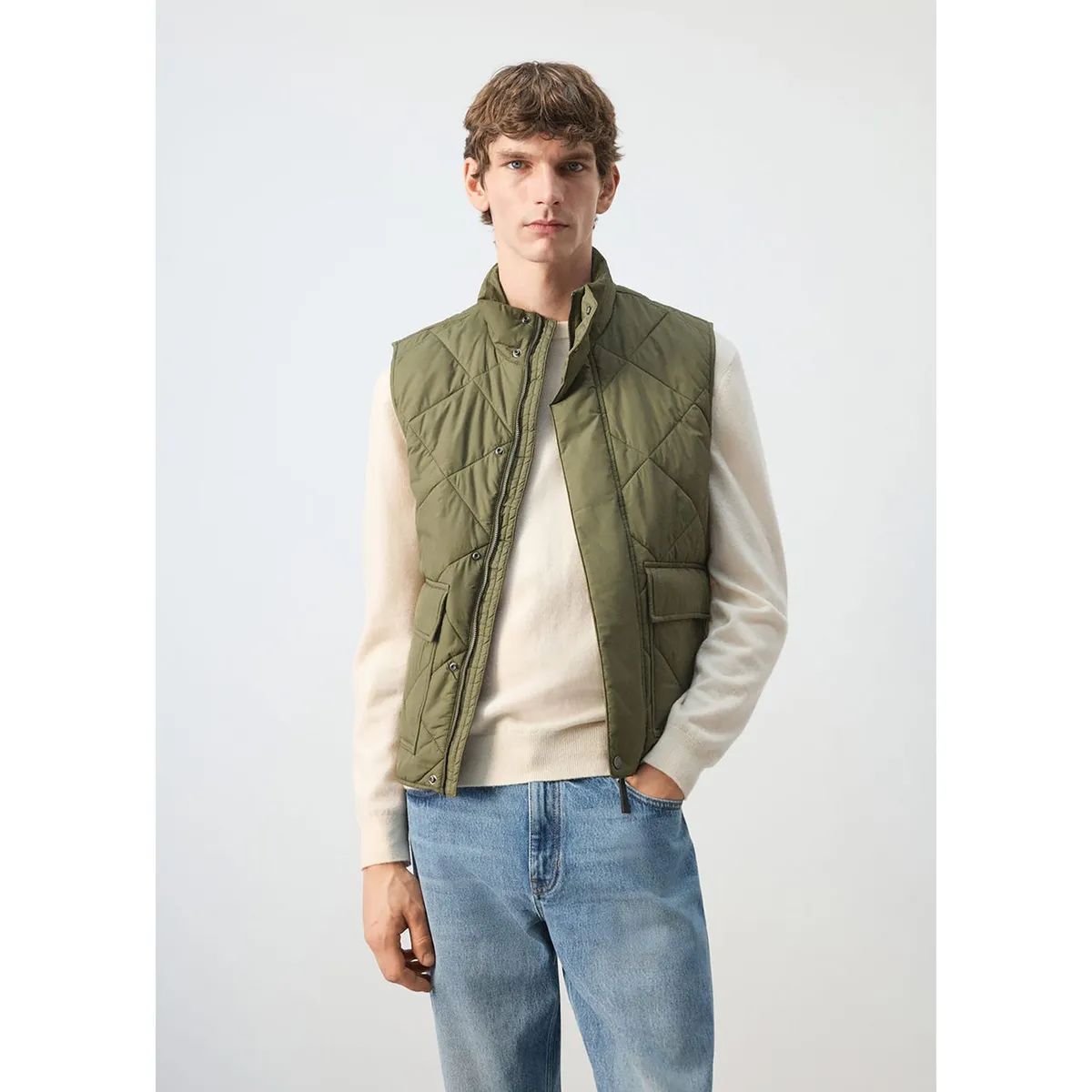 MANGO - Chaleco Regular fit water-repellent Acolchado Hombre Mango