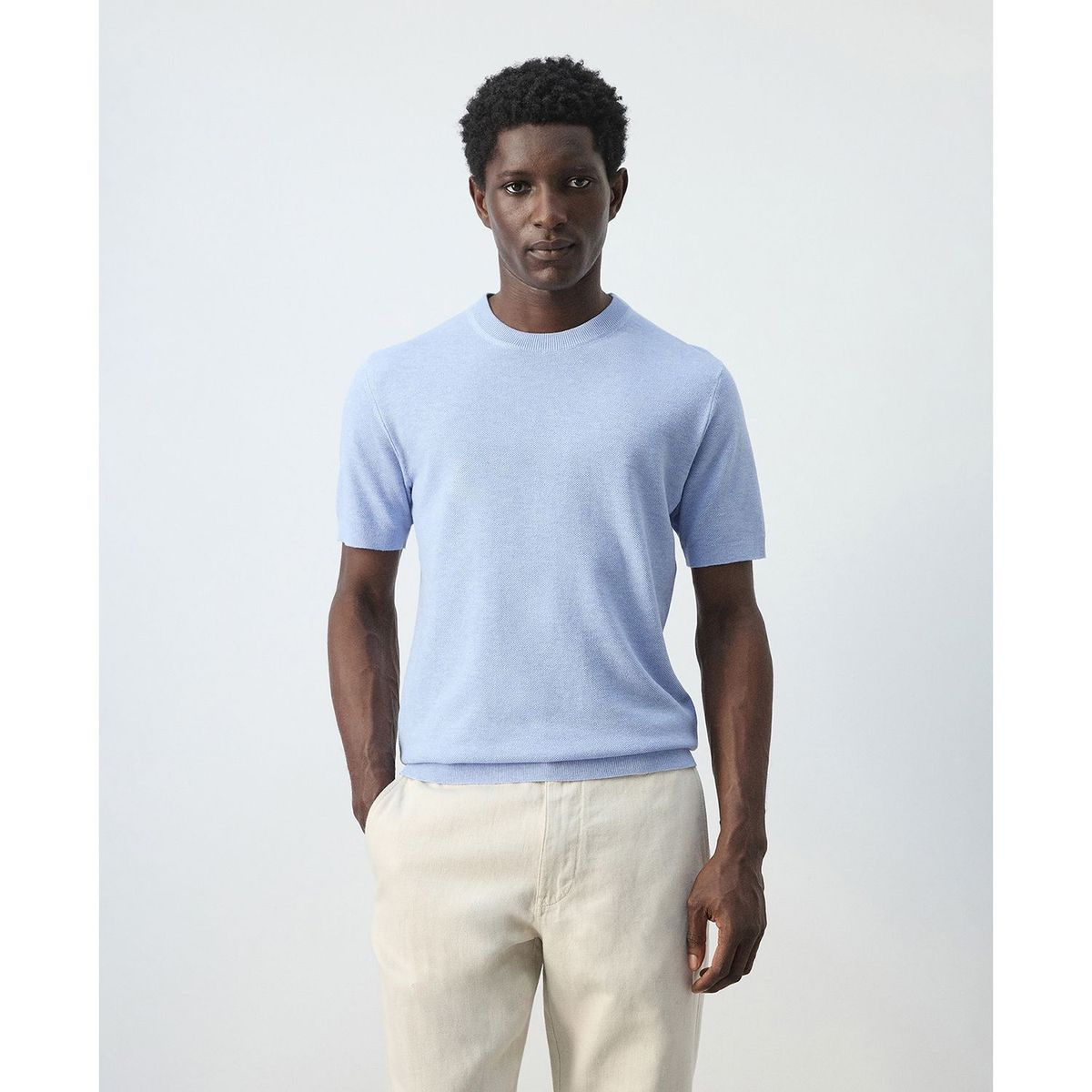 MANGO - Polo Algodón Slim fit Hombre Mango