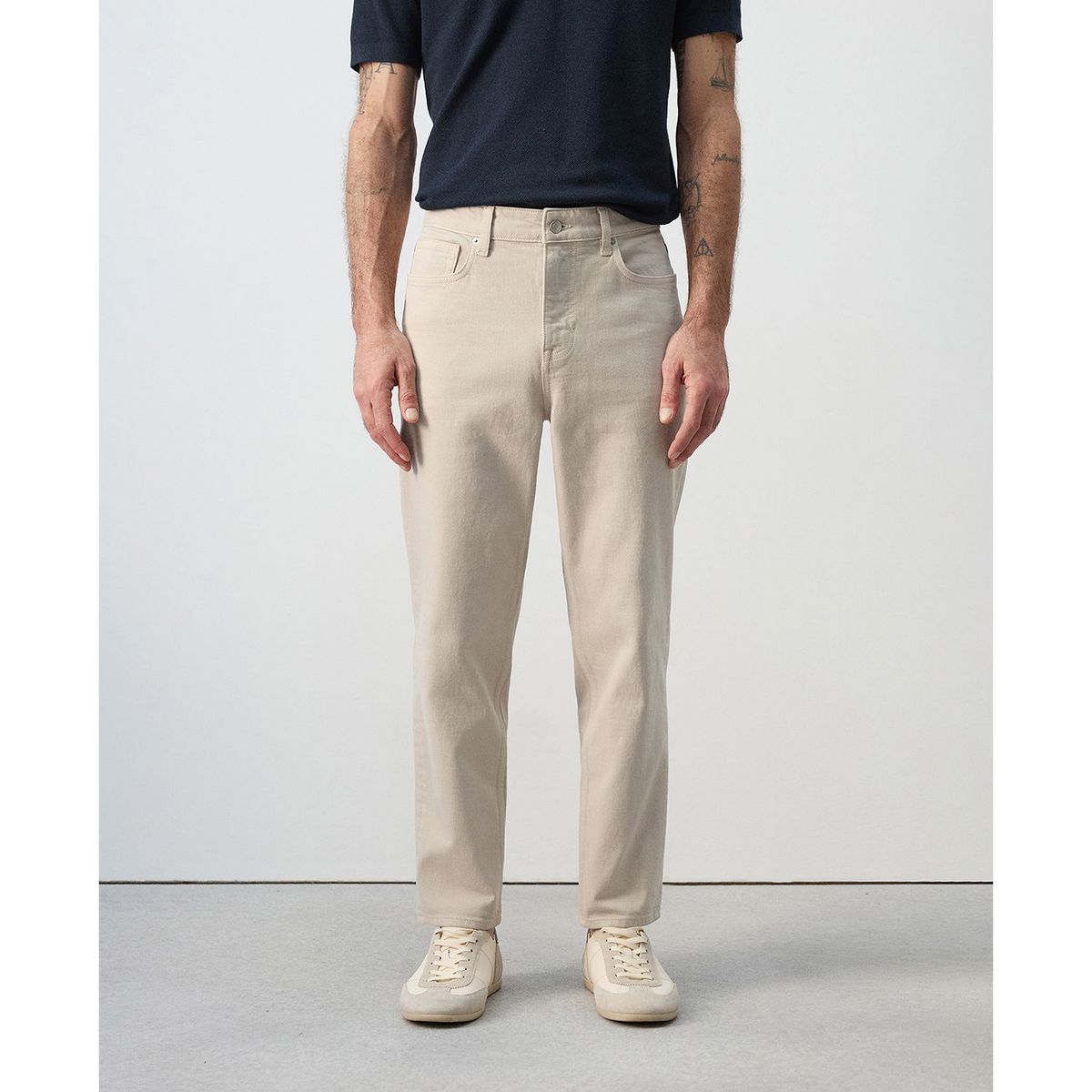MANGO - Jean Algodón Tapered Hombre Mango