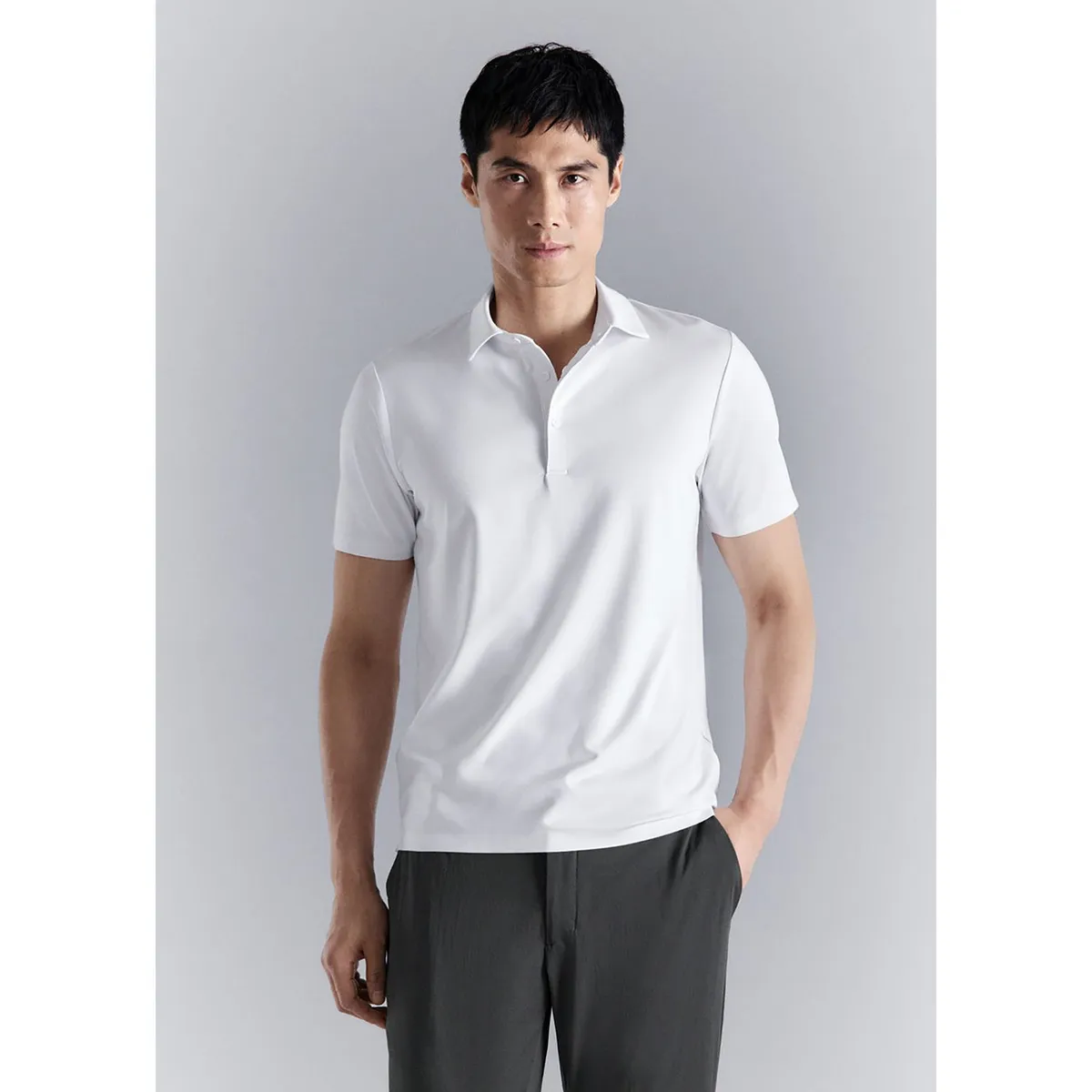 MANGO - Polo Slim fit  Comfort Stretch Coolmax ® Hombre Mango