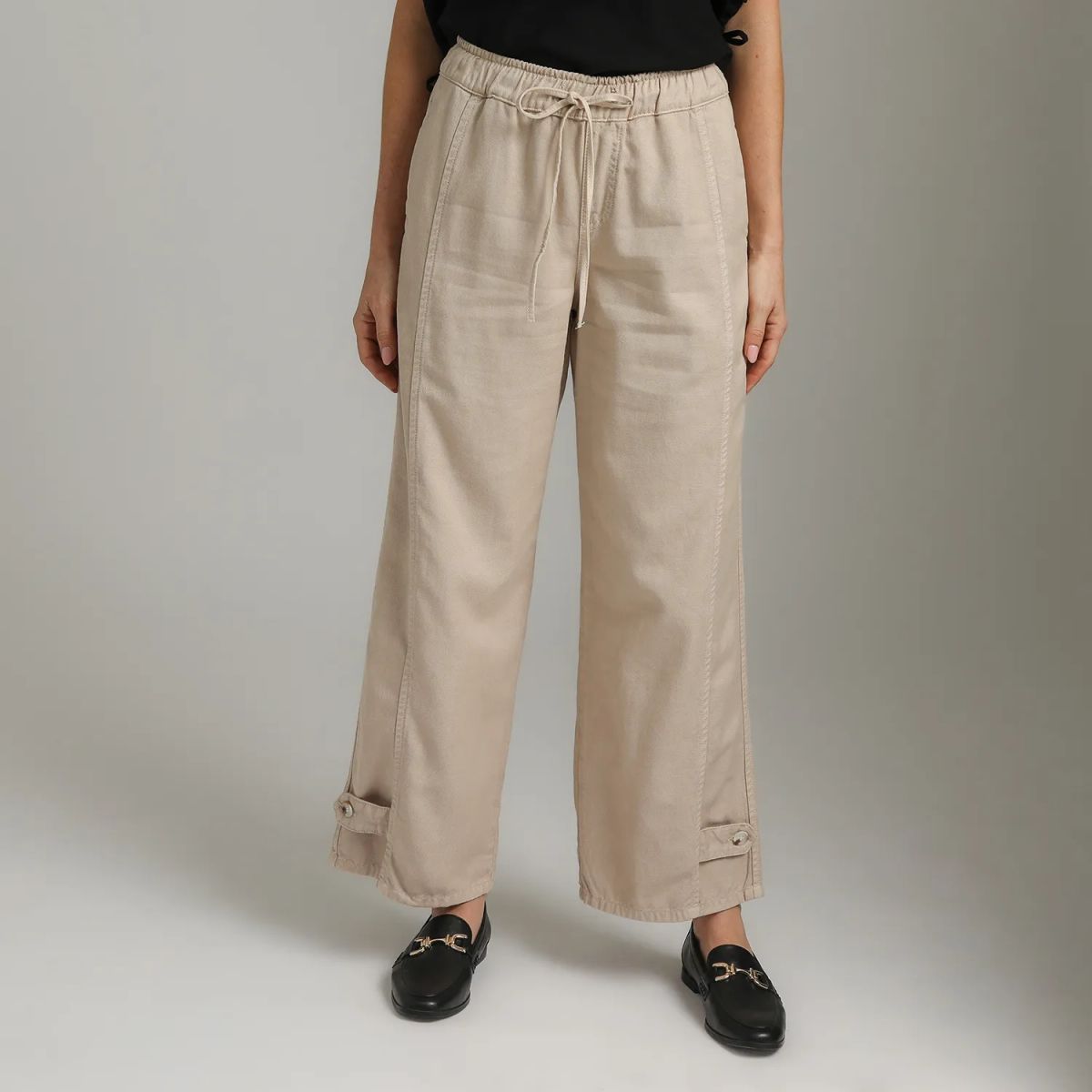 APOLOGY - Pantalón Regular Fit Tiro Bajo Mujer Apology