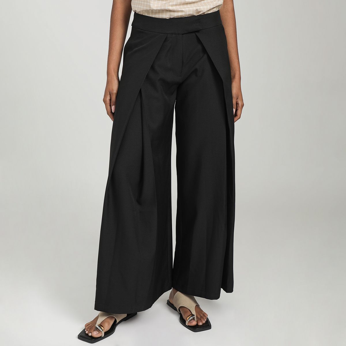 BASEMENT - Pantalón Wide Leg Mujer Basement