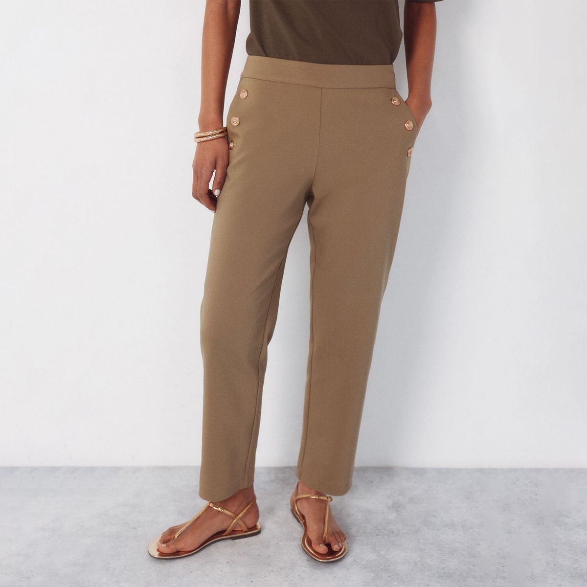 CORTEFIEL - Pantalón Recto Mujer Cortefiel
