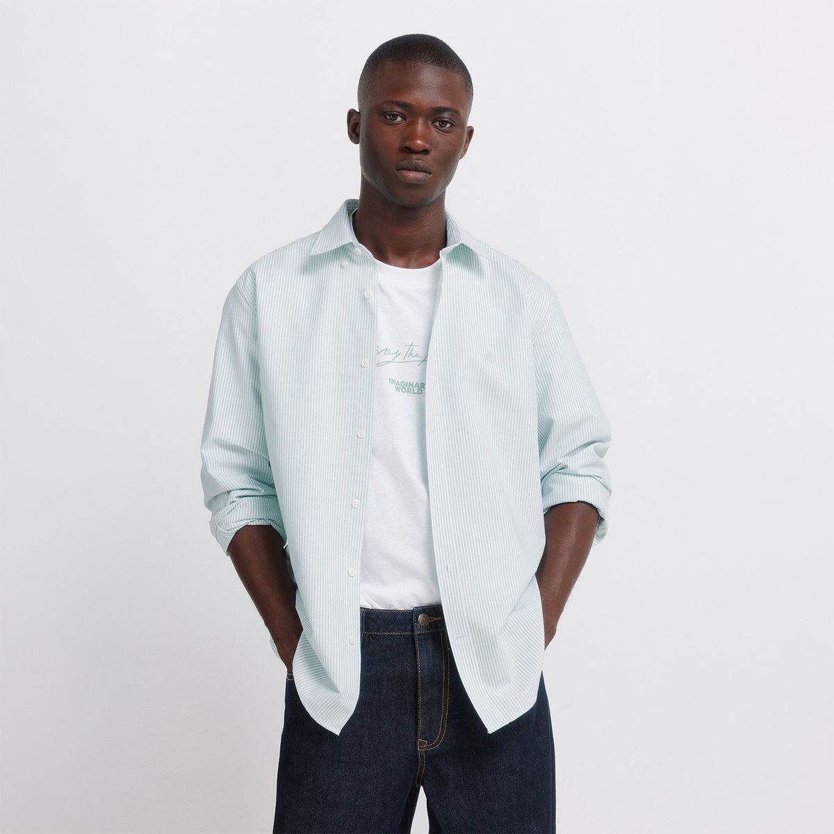 SPRINGFIELD - Camisa Algodón Regular Fit Manga Larga Hombre Springfield
