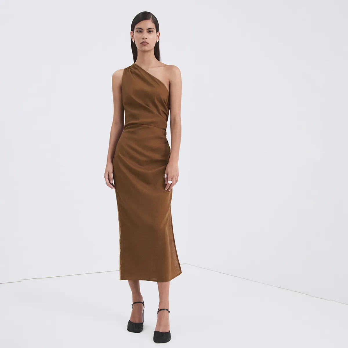 MANGO - Vestido Largo Mujer Mango