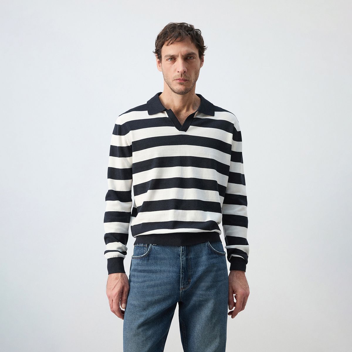 MANGO - Polo 100% Algodón Hombre Mango