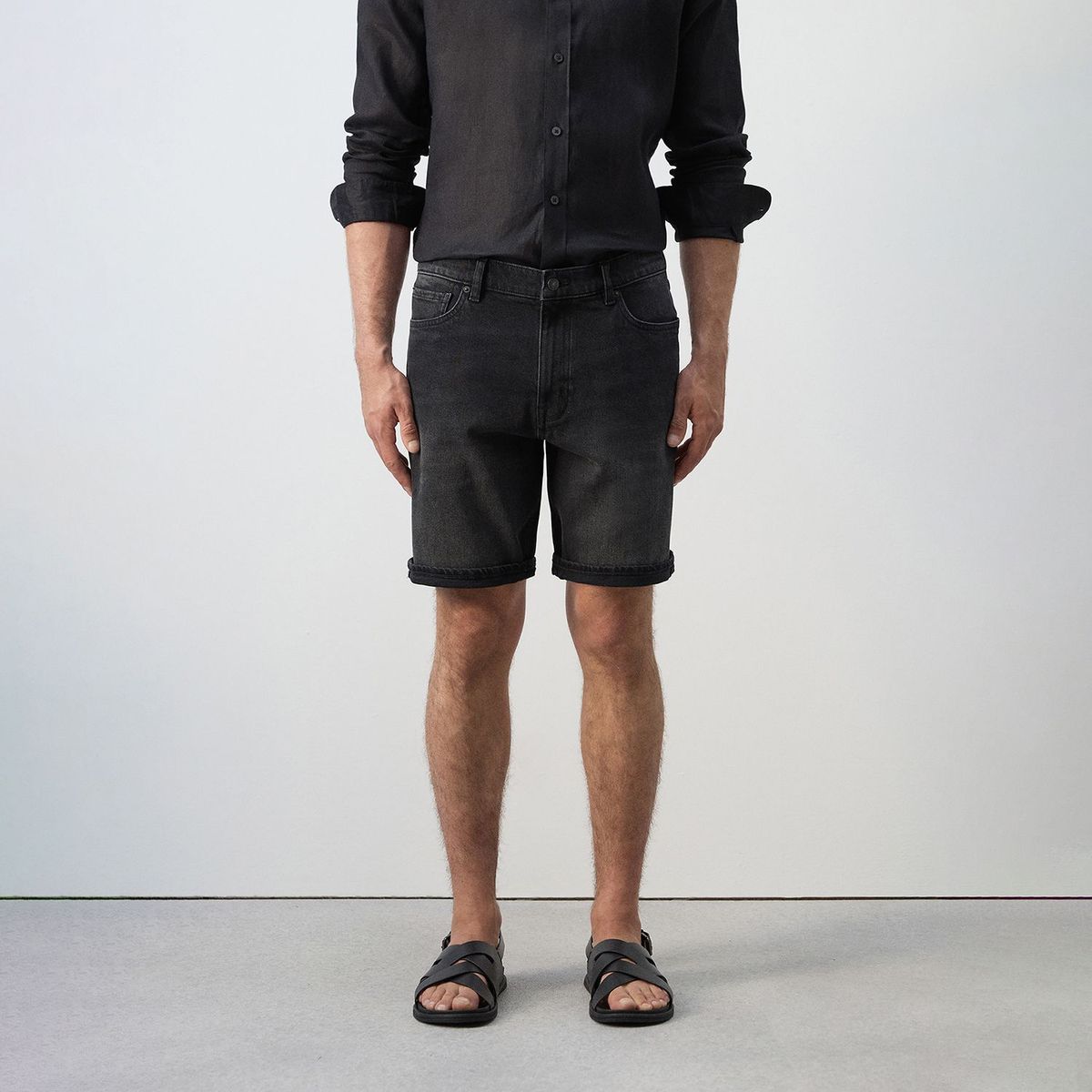MANGO - Bermudas Slim Fit Hombre Mango