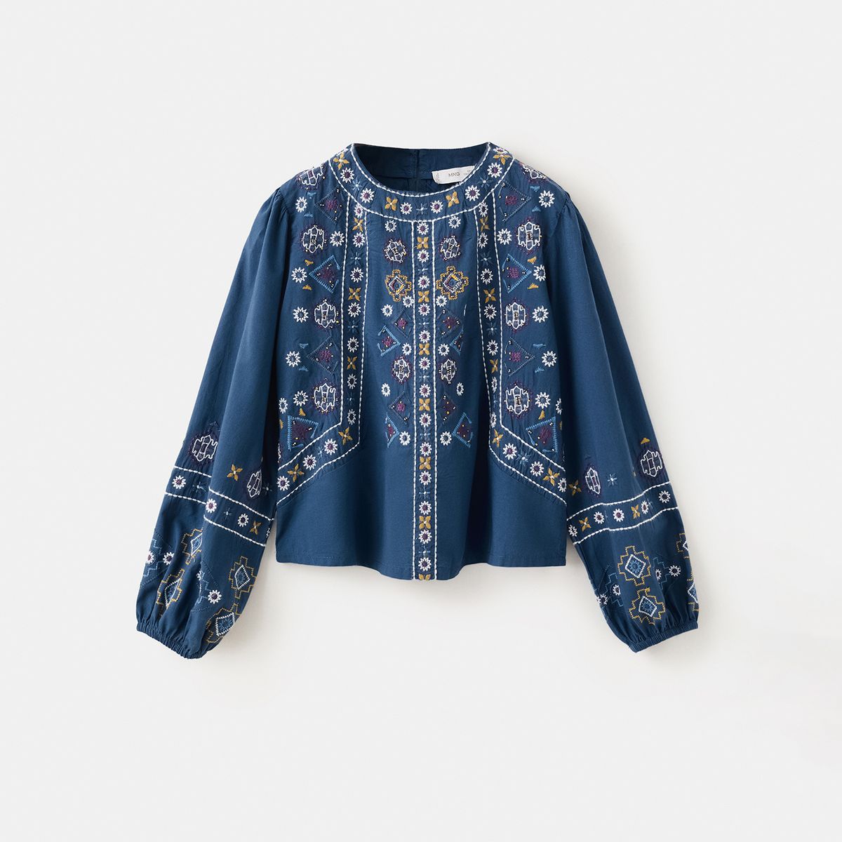MANGO KIDS - Blusa Niña Manga Larga Algodón Mango Kids