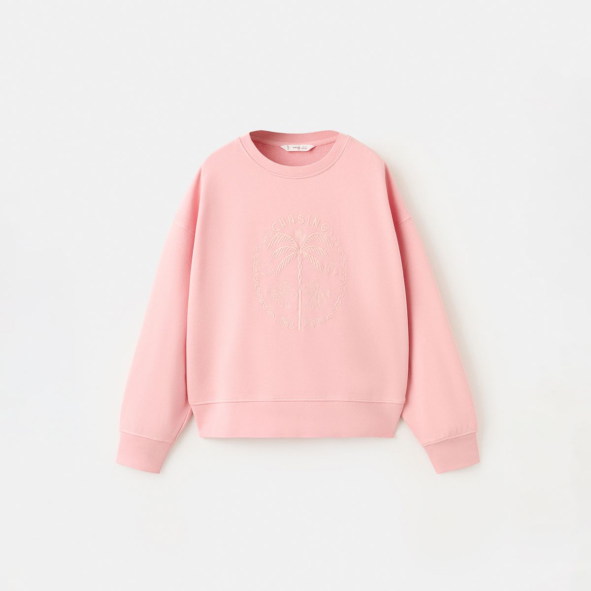 MANGO KIDS - Polera Niña Manga Larga Algodón Mango Kids