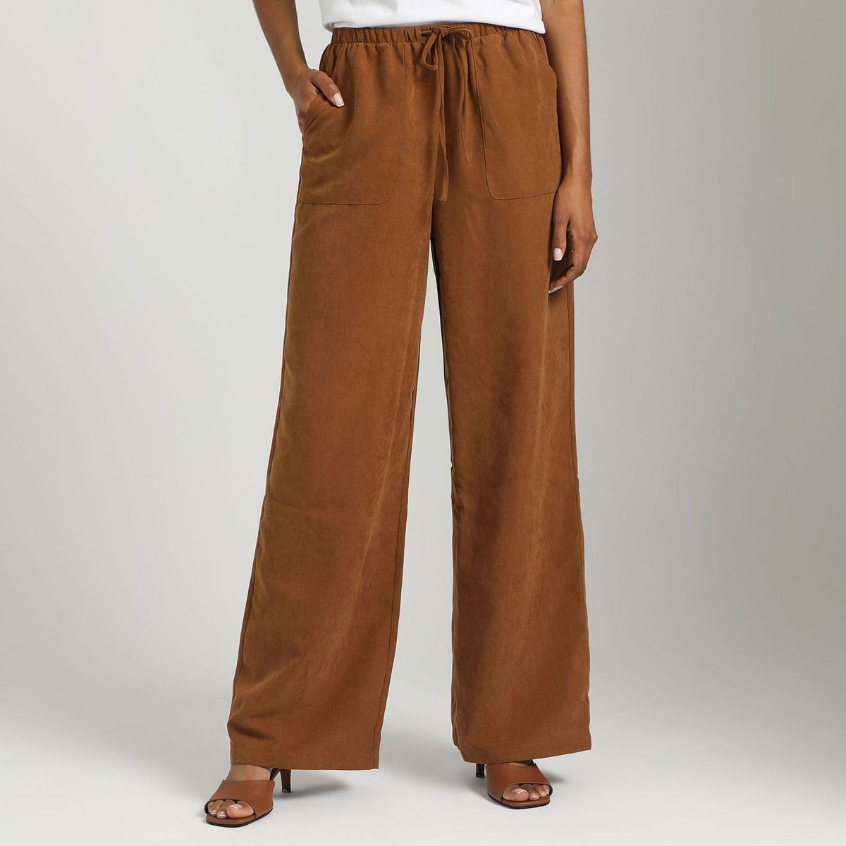 VERO MODA - Pantalón Holgado Tiro Alto Mujer Vero Moda