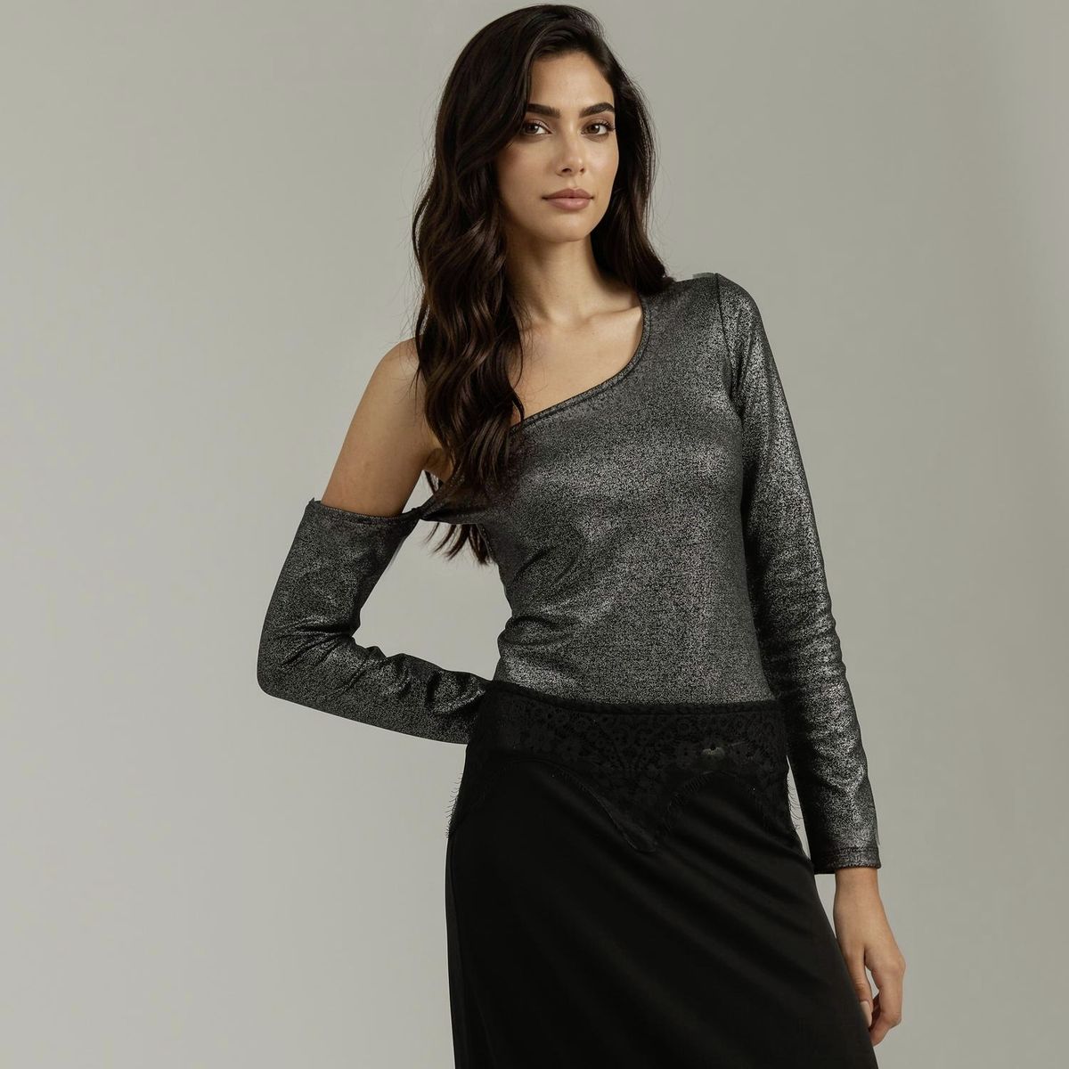 MOSSIMO - Body Manga Larga Mujer Mossimo