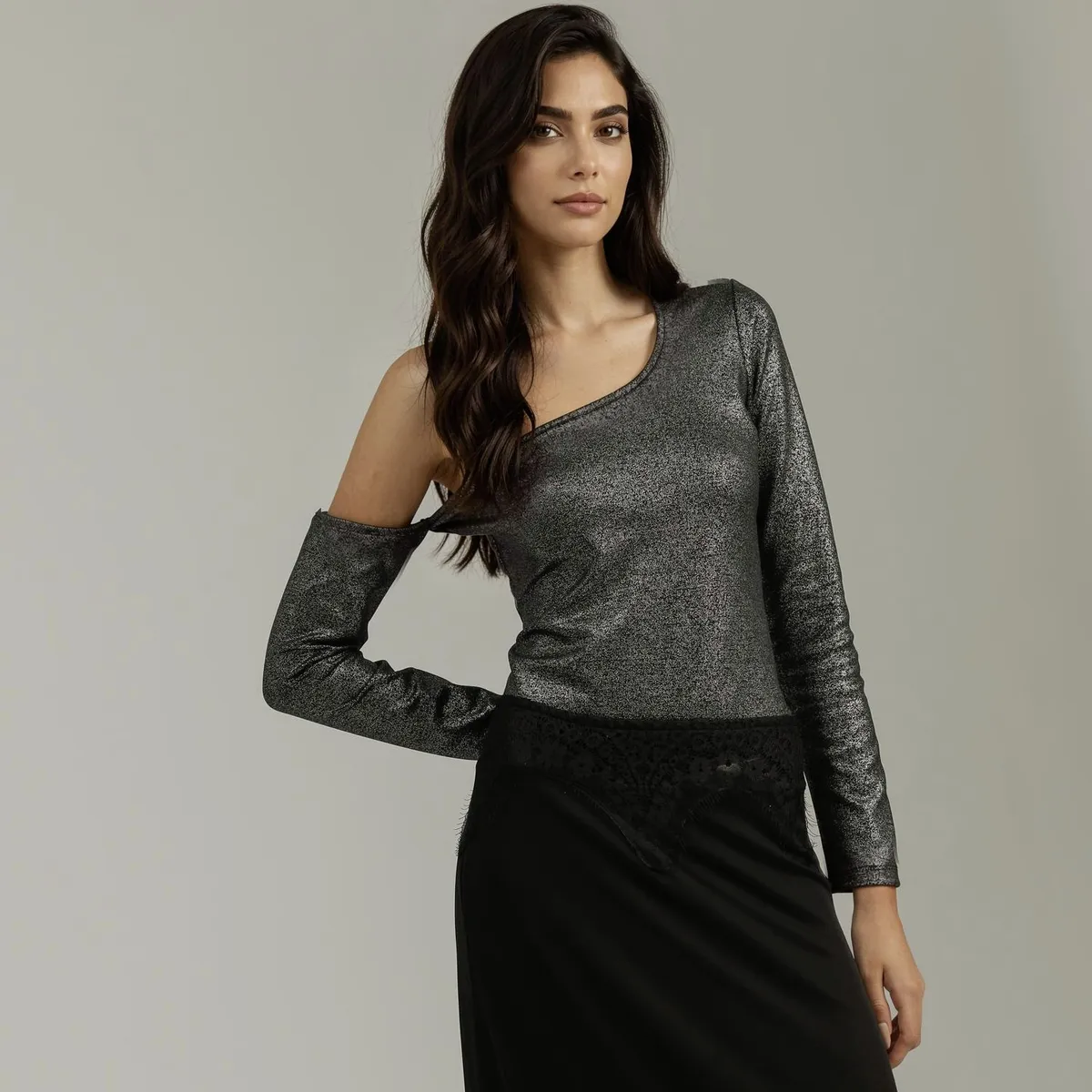 MOSSIMO - Body Manga Larga Mujer Mossimo
