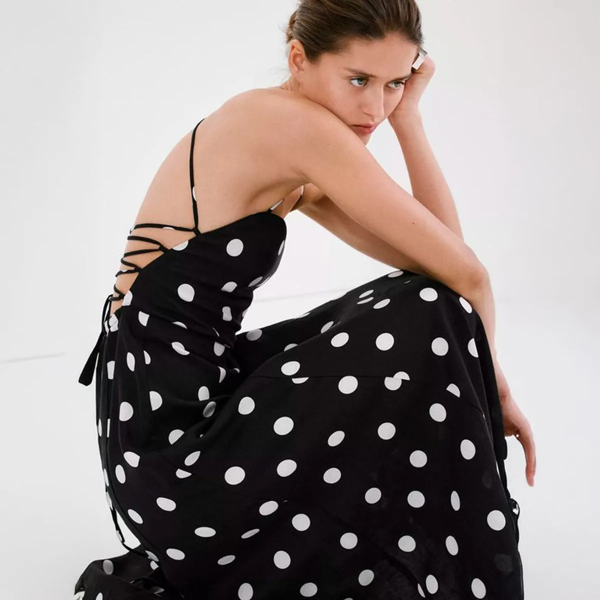 MANGO - Vestido Largo Mujer Mango
