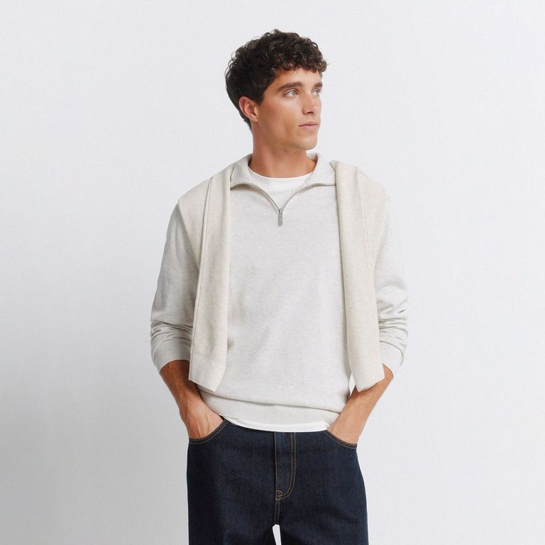 Chompa 100% Algodón Half Zip Hombre Springfield SPRINGFIELD | Falabella ...