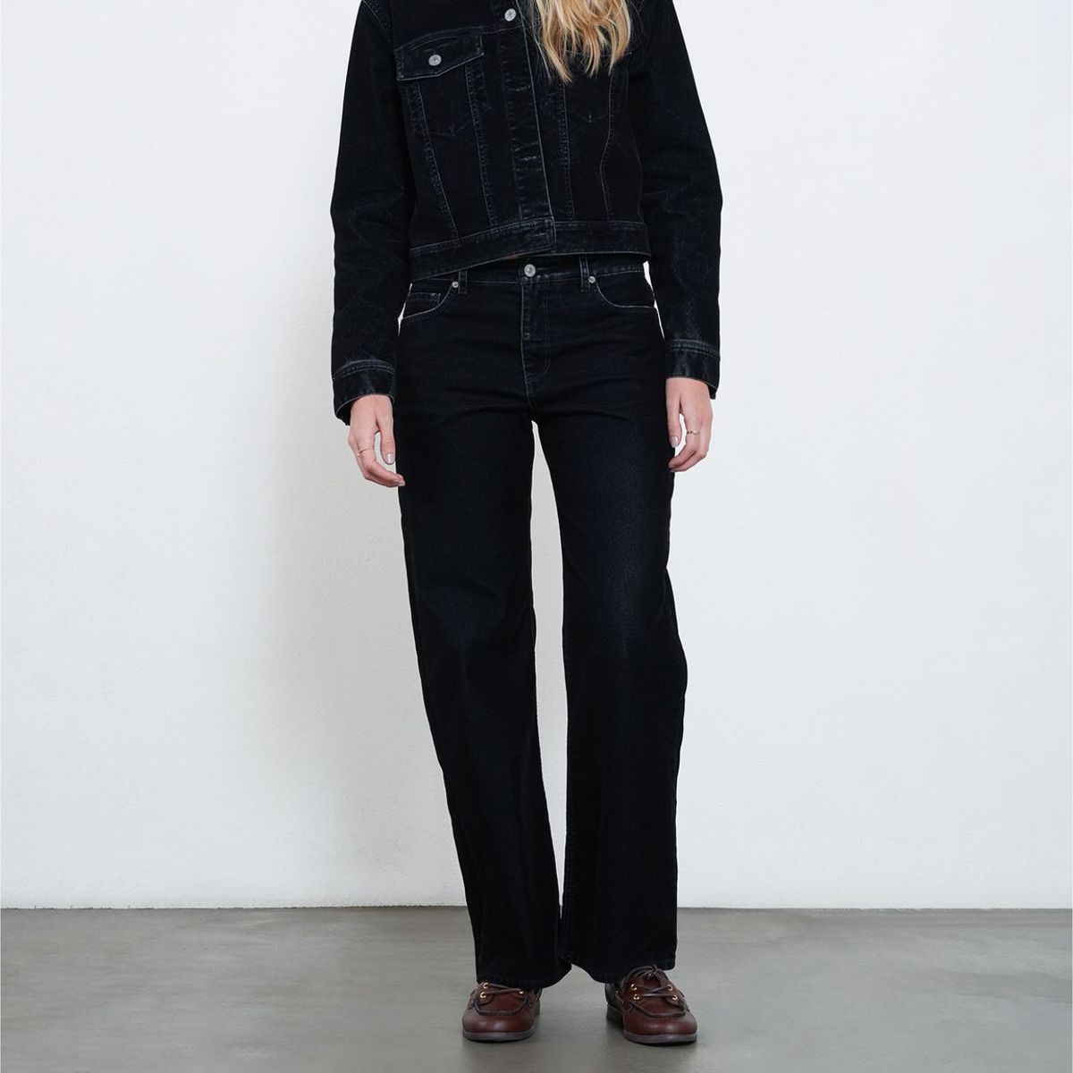 NAF NAF - Jean Straight Tiro Medio Mujer Naf Naf