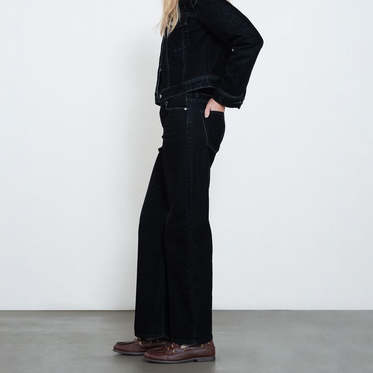 NAF NAF - Jean Straight Tiro Medio Mujer Naf Naf