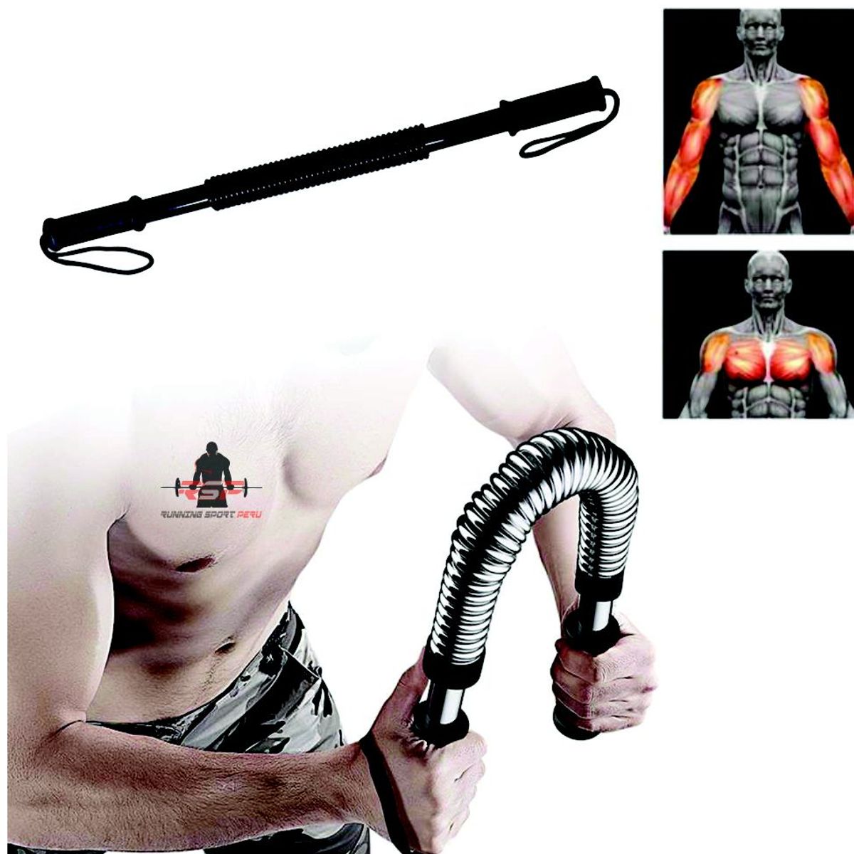 GFORCE - Barra de Tensión Power Twister 60kg