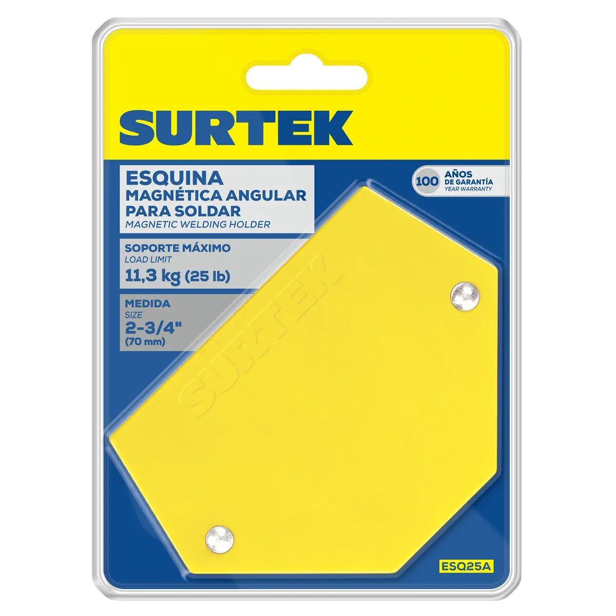 SURTEK - ESQUINA MAGNETICA PARA SOLDAR MULTIANGUALAR  4",  25lb - SURTESQ25A
