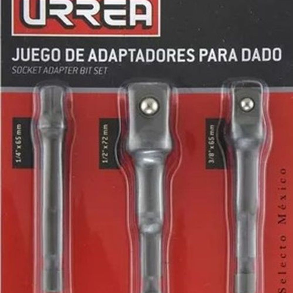 URREA - JUEGO DE 3 ADAPTADORES PARA DADOS URREA - URRJ500