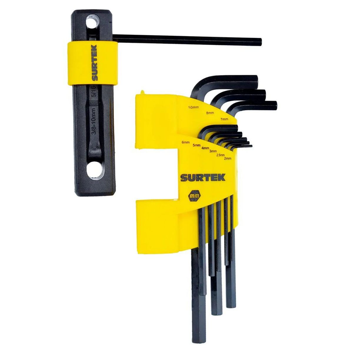 SURTEK - JUEGO DE LLAVES HEXAGONALES «L» MÉTRICAS SURTEK - SURTALLFH9M