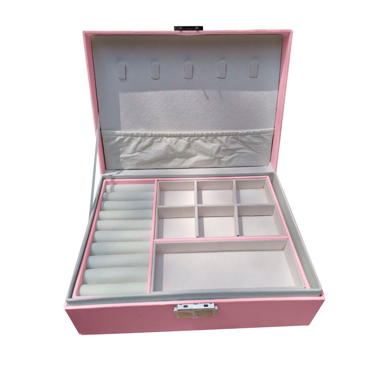 GRETAIL - Joyero Organizador De Joyas Relojes Cofre Con LLave