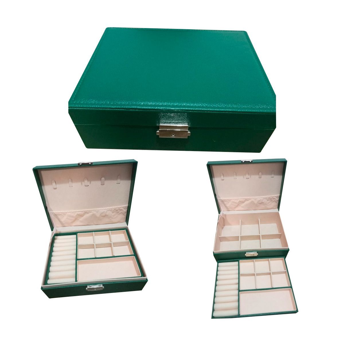 GRETAIL - Joyero Organizador De Joyas Relojes Cofre Con LLave