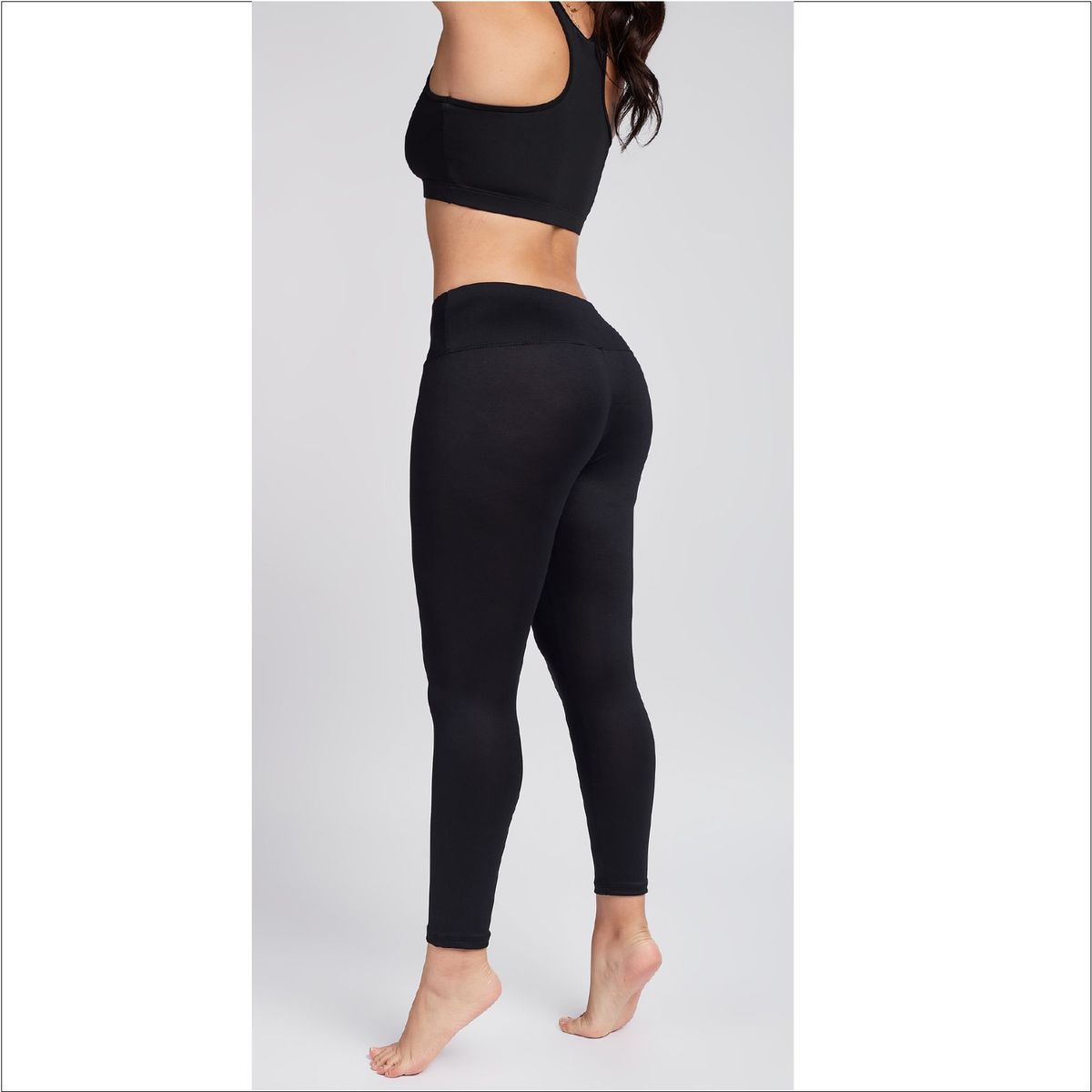SOLO LEGGINGS - 3 Pack Leggings Soft Basicas - Más Suaves y Comodas - Negra