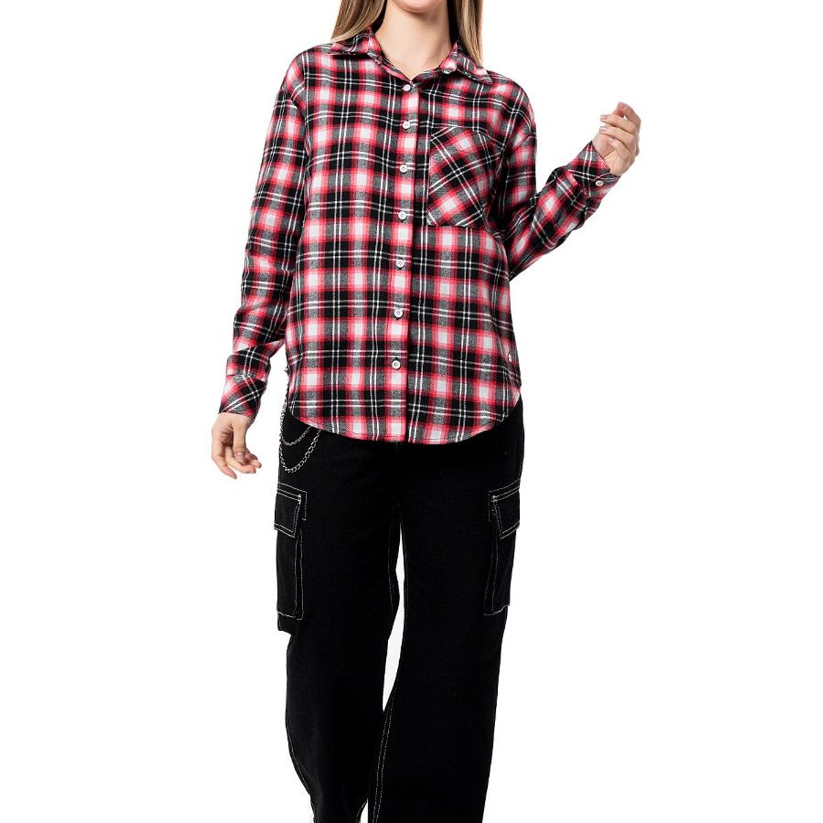 SQUEEZE - Blusas Cuadros Mujer Alezay Squeeze