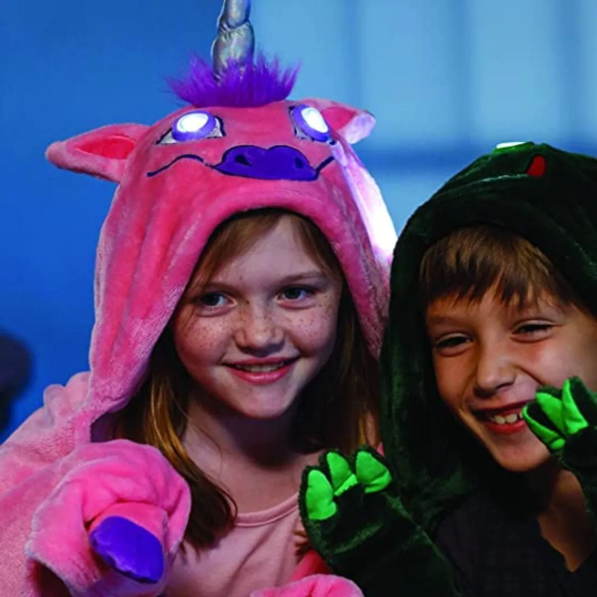 GENERICO - Mantas con Capucha Ojos Luminosos LED de Unicornio