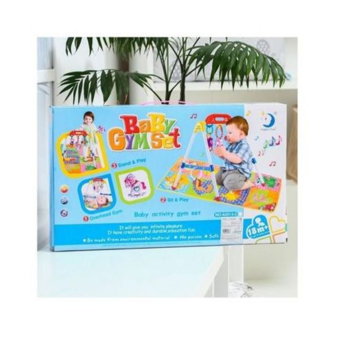 GENERICO - GIMNASIO MULTIFUNCIONAL DIDACTICO PARA BEBE - PLAY GYM SET