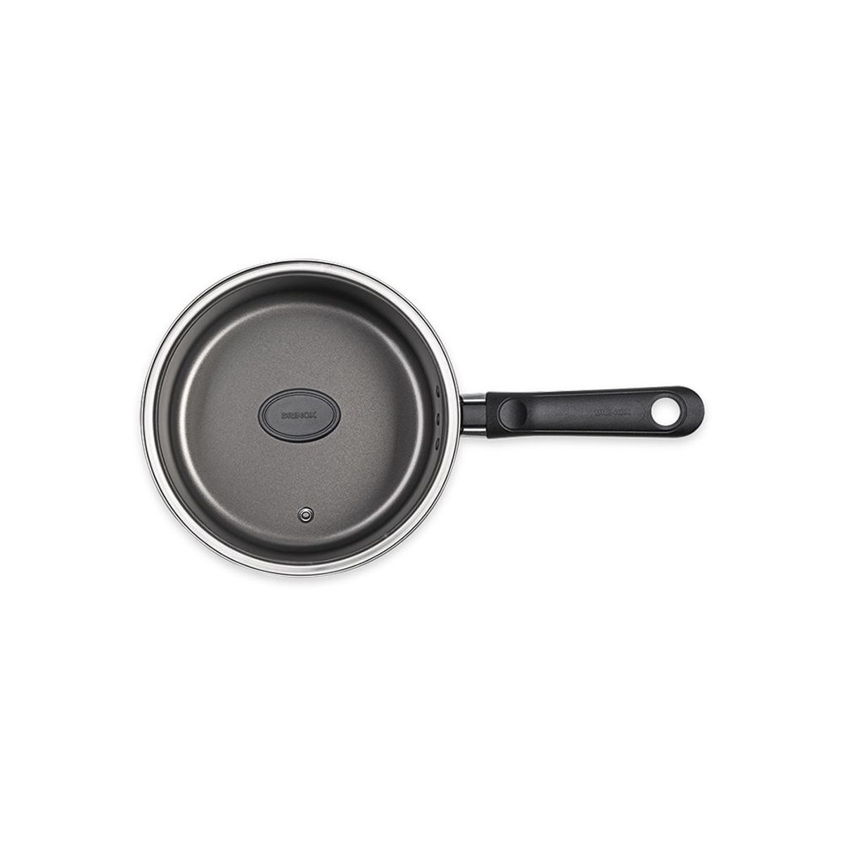 BRINOX - Olla Con Tapa 18 cm 1.75L Brinox Garlic Antiadherente Aluminio Rojo