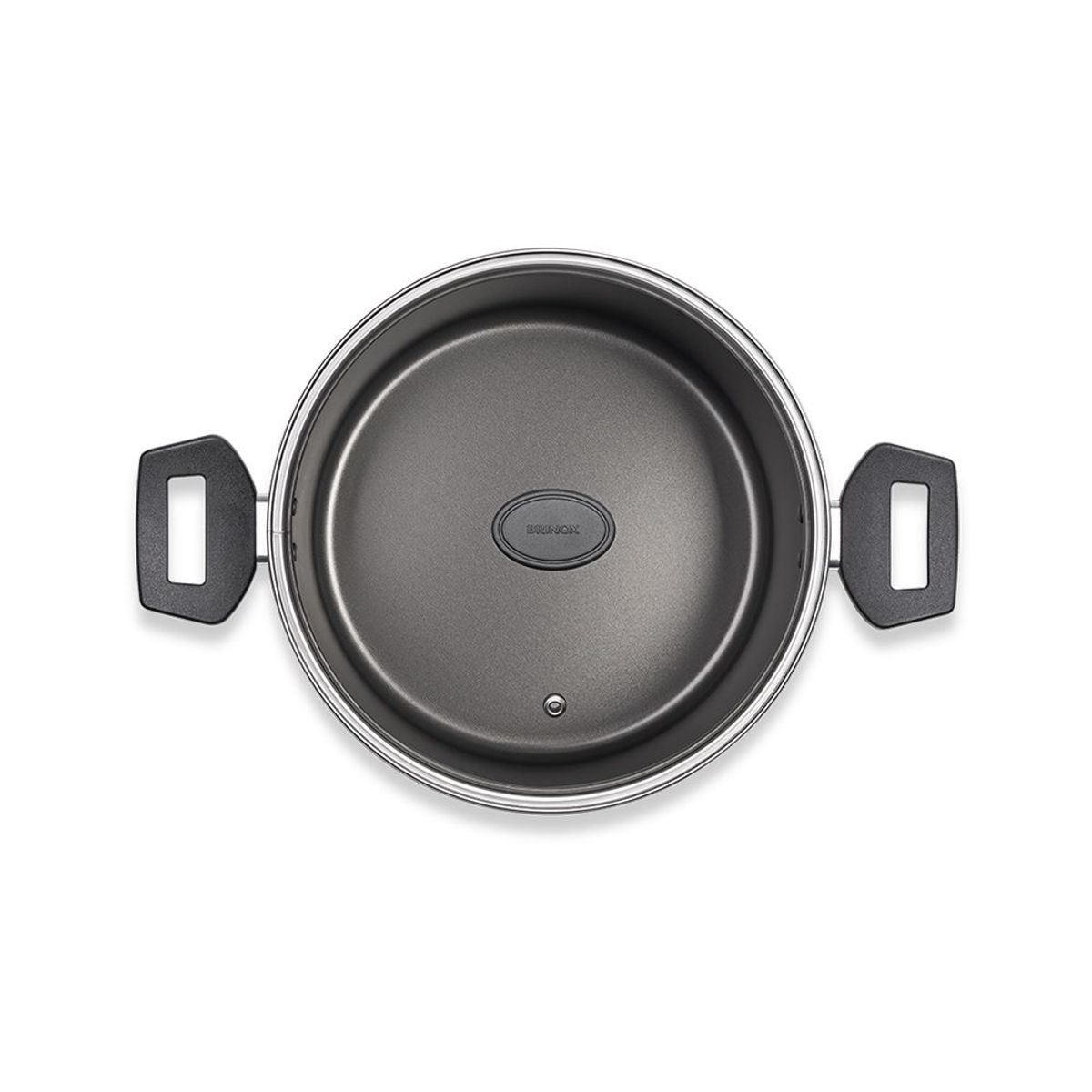 BRINOX - Cacerola Con Tapa 24cm 4.3L Brinox Garlic Antiadherente Aluminio Rojo