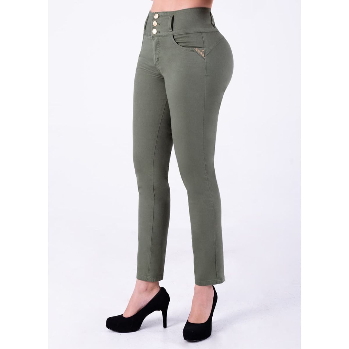 PIONIER - Pantalon Clasico Drill Stretch Katica Mujer