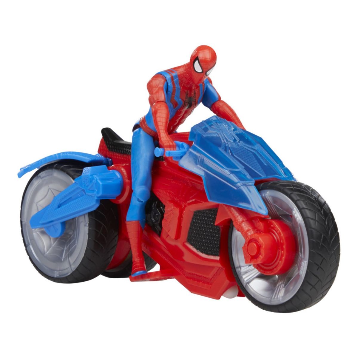 MARVEL - Figura de Acción Spiderman Moto Arácnida Spiderman