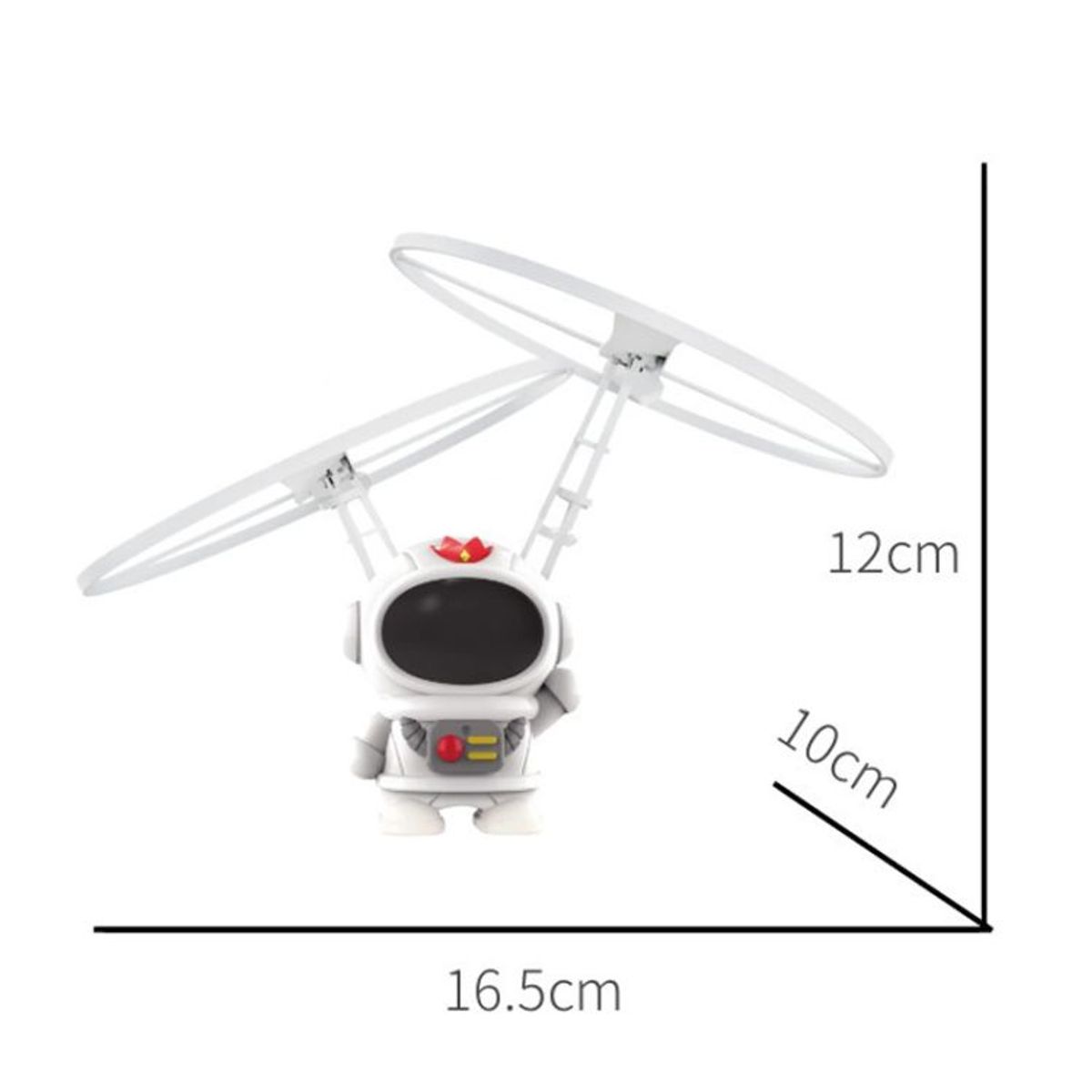 GENERICO - MINI DRONE ASTRONAUTA VOLADOR CON SENSOR ROSADO