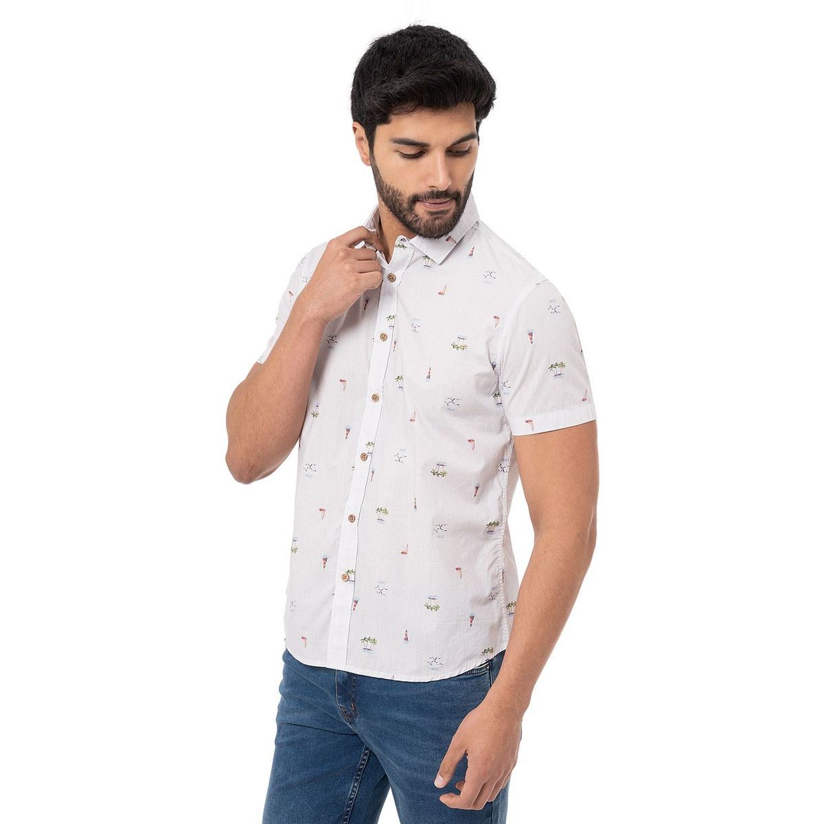 PIONIER - Camisa Popelina Hombre Frek Pionier