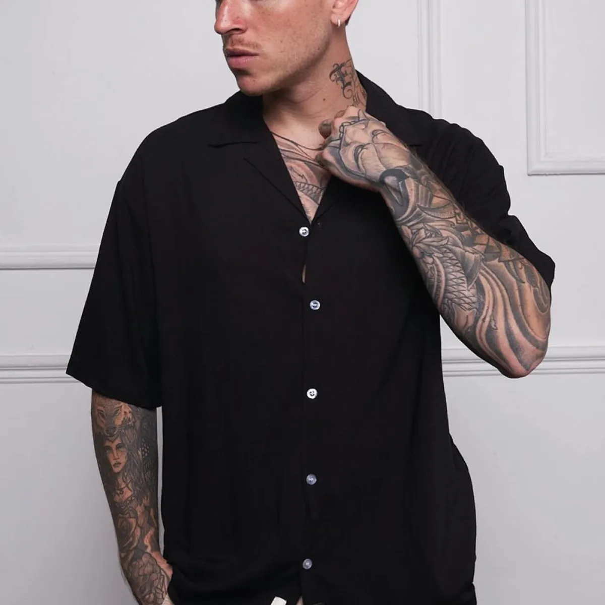 GENERICO - CAMISA CUELLO CUBANO