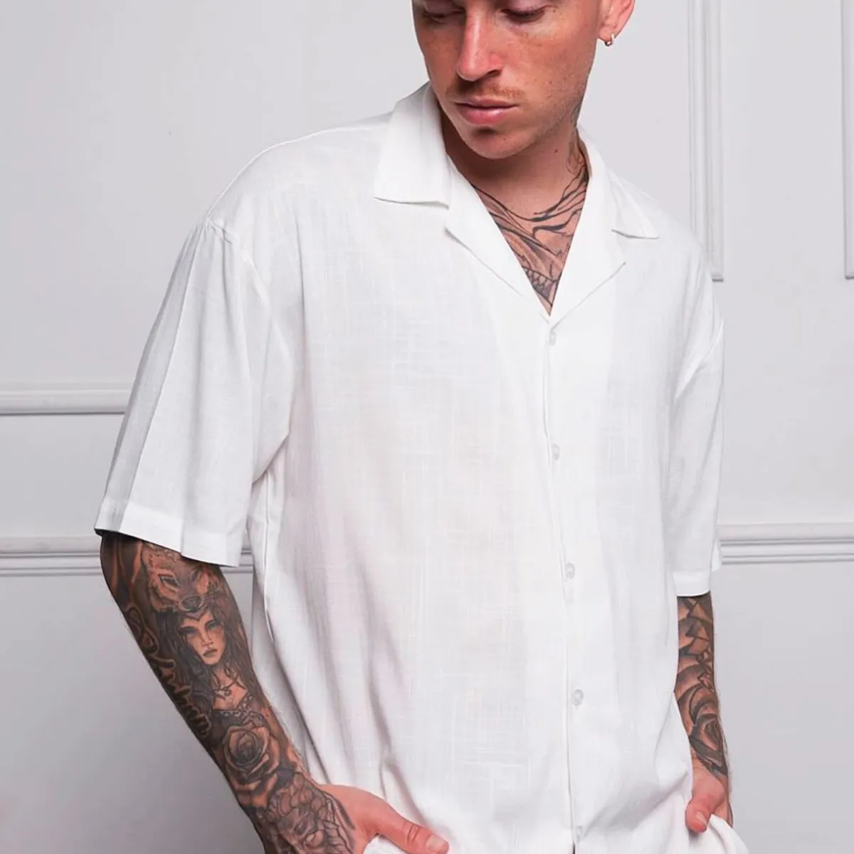 GENERICO - CAMISA CUELLO CUBANO