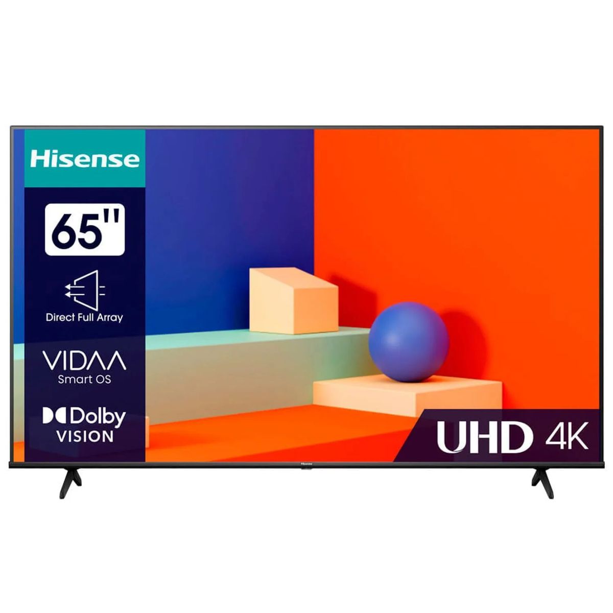 HISENSE - Televisor Smart TV 65 4K UHD 65A6K Vidaa Hisense 2023