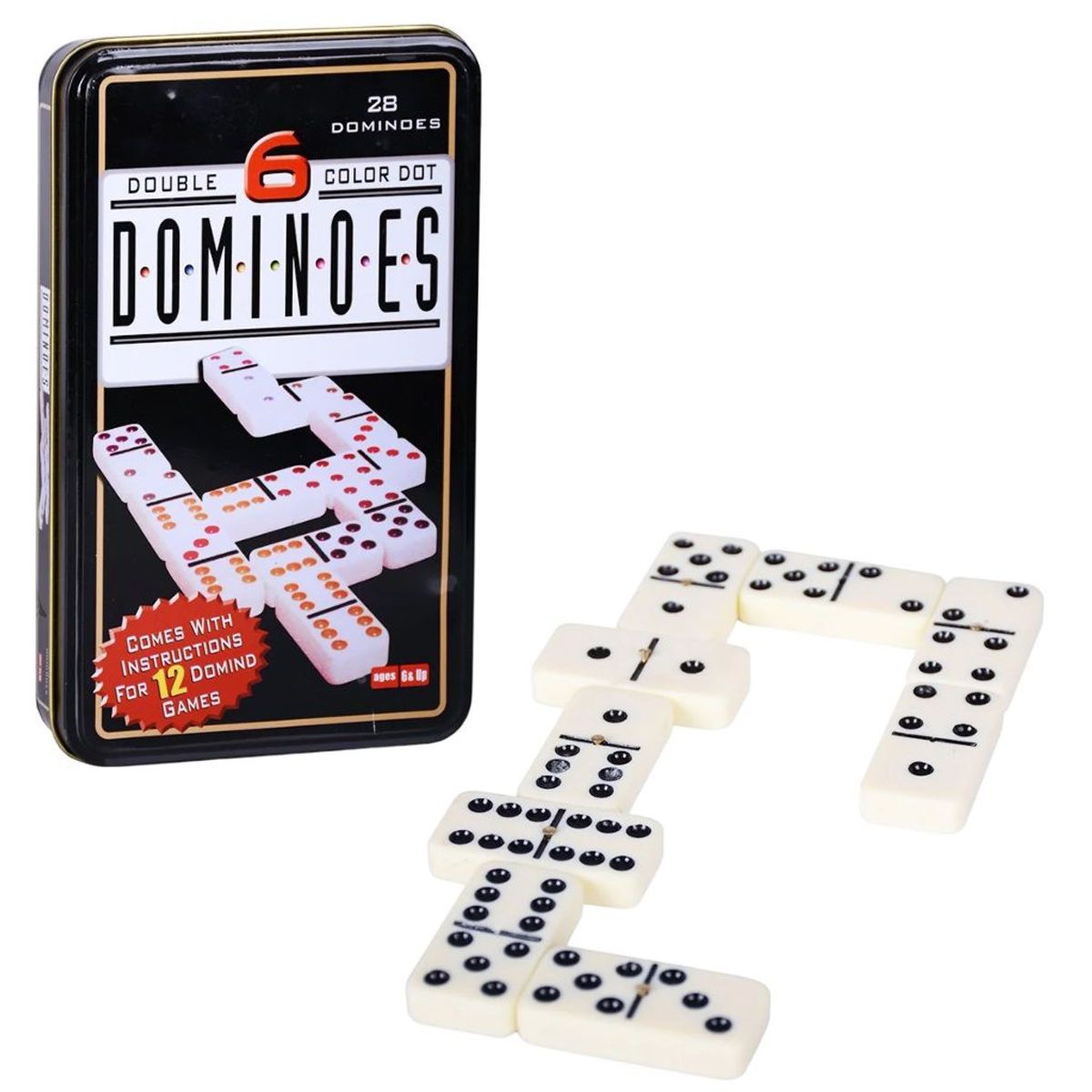 GENERICO - DOMINO DOBLE 6 - 28 PIEZAS