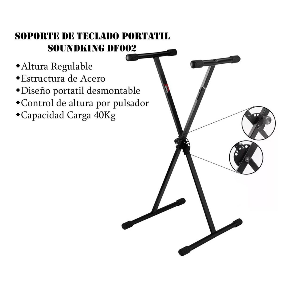 SOUNDKING - SET DE ACCESORIO DE TECLADO